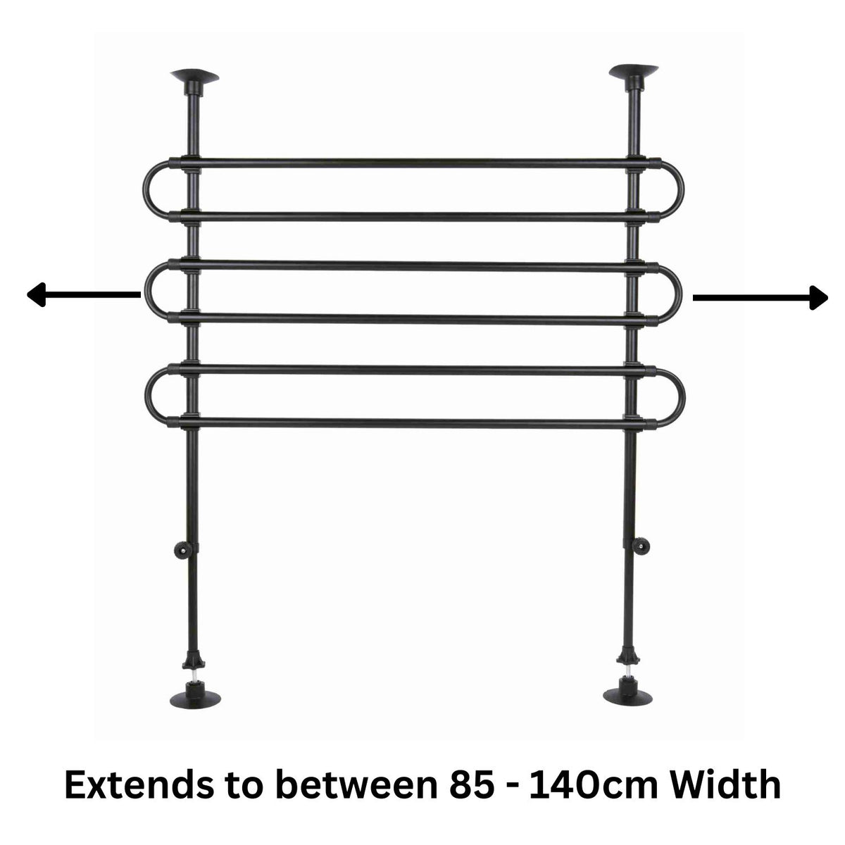 Trixie Car Dog Grid | Adjustable Metal Car Boot Barrier for Dogs | 85-140cm Width