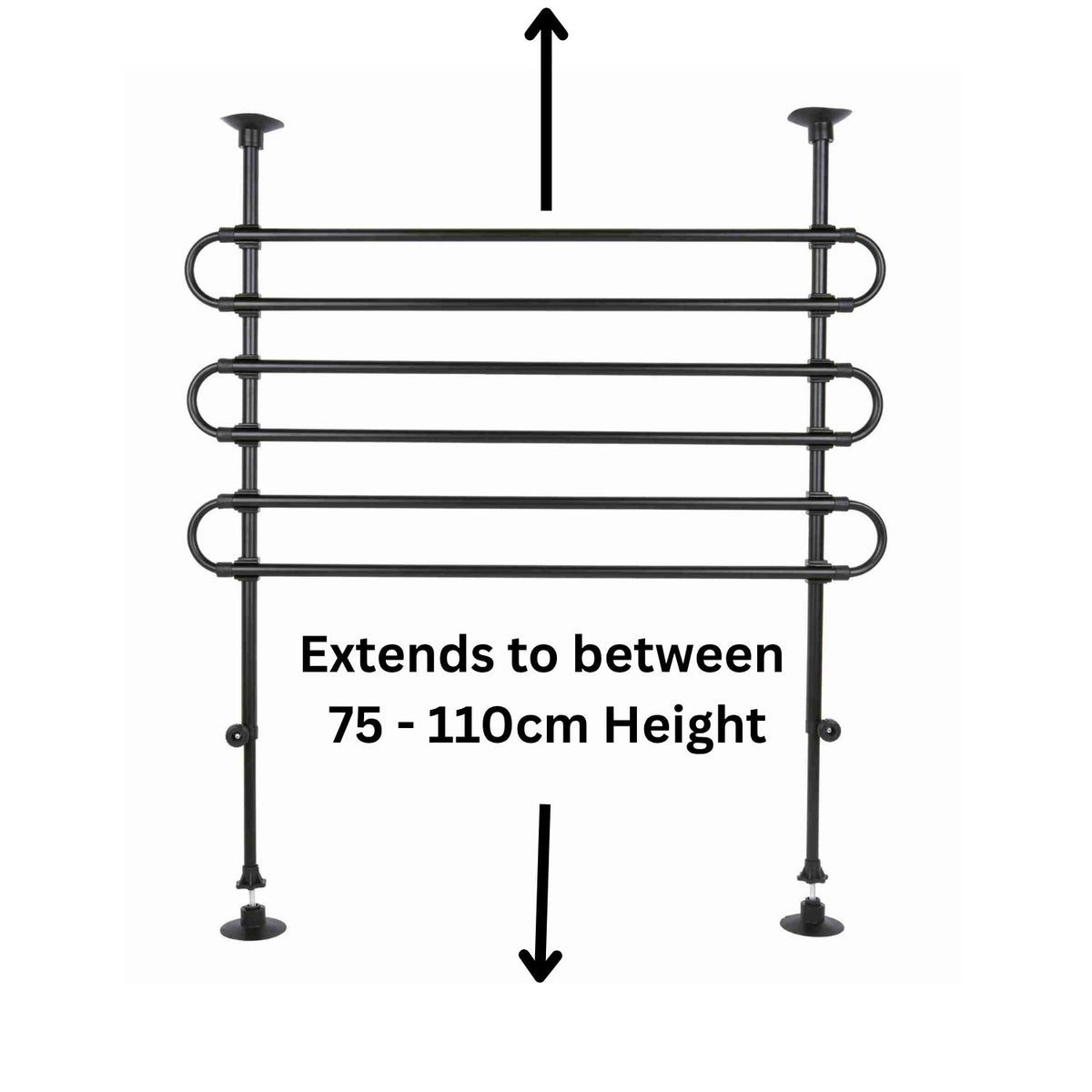Trixie Car Dog Grid | Adjustable Metal Car Boot Barrier for Dogs | 85-140cm Width