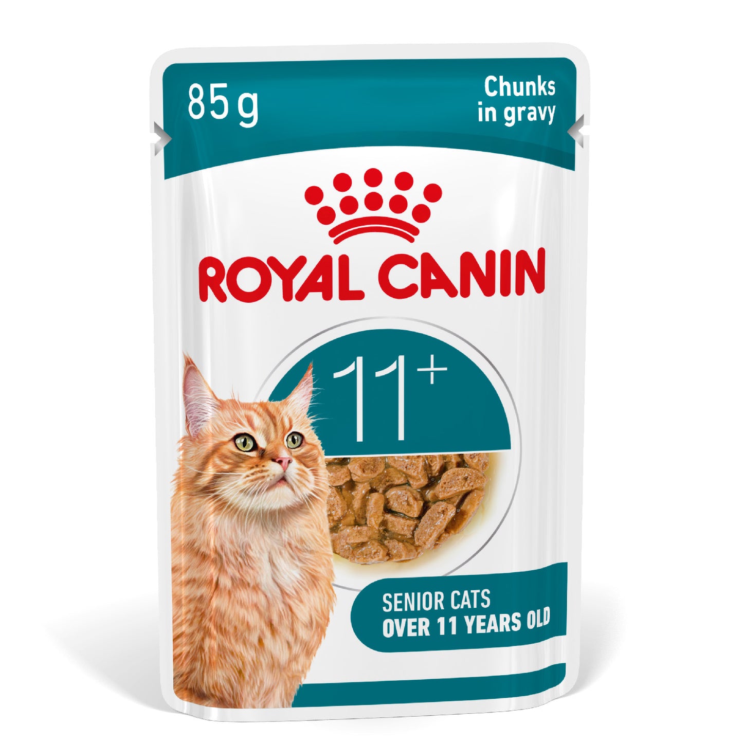 Royal Canin | Ageing 11+ Wet Cat Food Pouch In Gravy | Senior Cat Nutrition | 85g