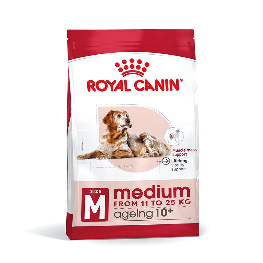 Royal Canin Medium Ageing 10+ 🐕 Size Health Nutrition Dry Dog Food