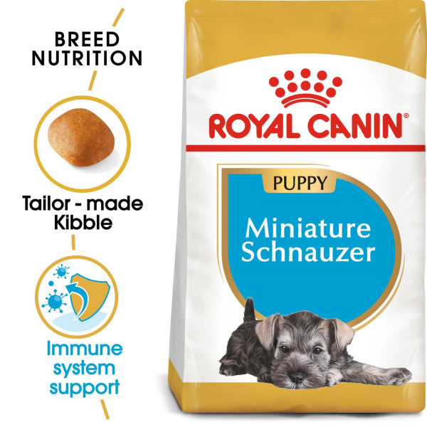 Royal Canin | Breed Health Nutrition | Dry Dog Food | Junior Miniature Schnauzer - 1.5kg
