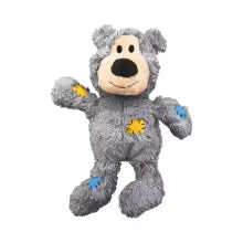 KONG Wild Knots Bear | Squeaker & Knotted Rope Dog Teddy Toy