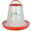 Supa Red & White Poultry Feeder | Durable, UK-Made, Twistlock Base