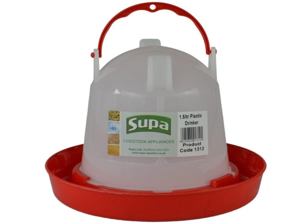 Supa Durable Poultry Drinker: UK-Made, Twistlock Waterer