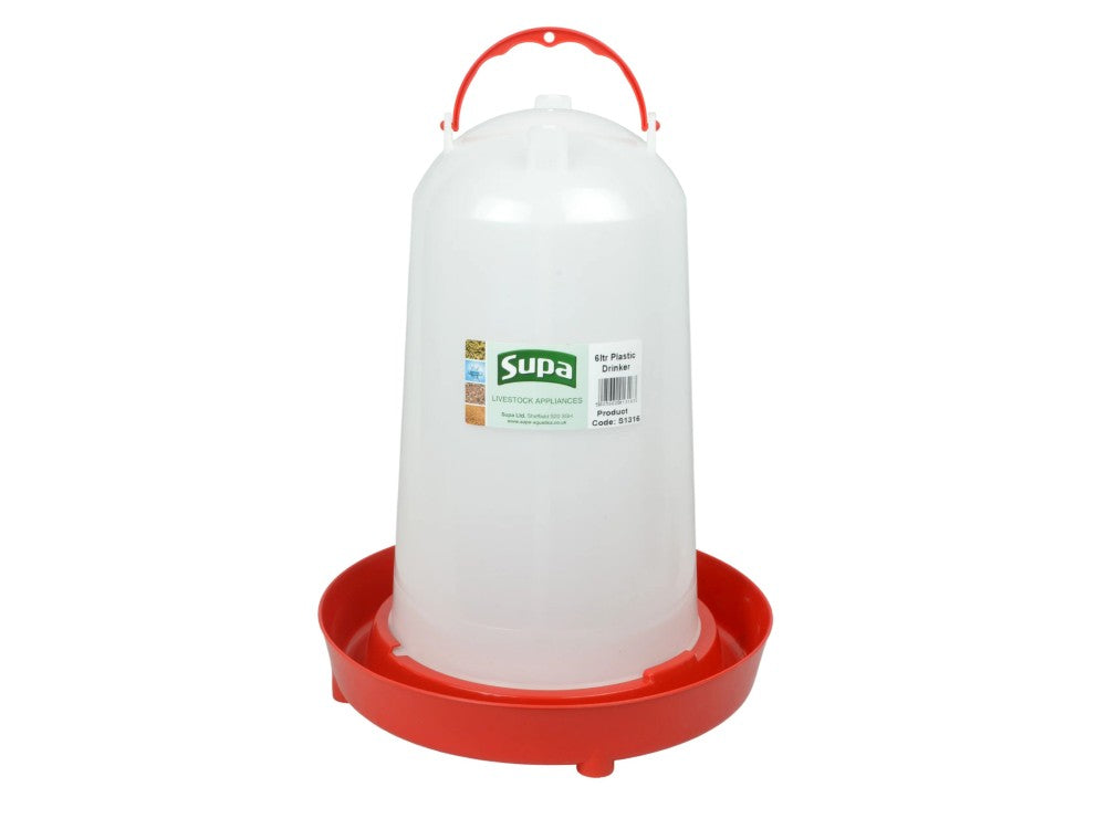 Supa Durable Poultry Drinker: UK-Made, Twistlock Waterer