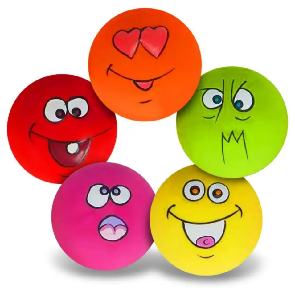 Gor Toons Funny Faces | Latex Dog Ball Toy