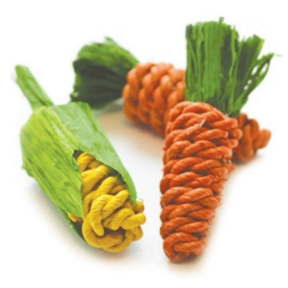 Sisal Carrots & Corn Mini 3pcs
