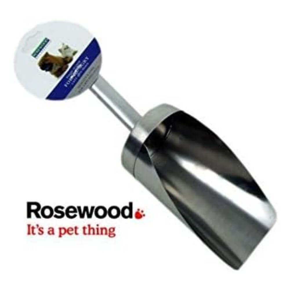 Rosewood | Stainless Steel Dog, Cat, Bird & Small Pet Food Scoop