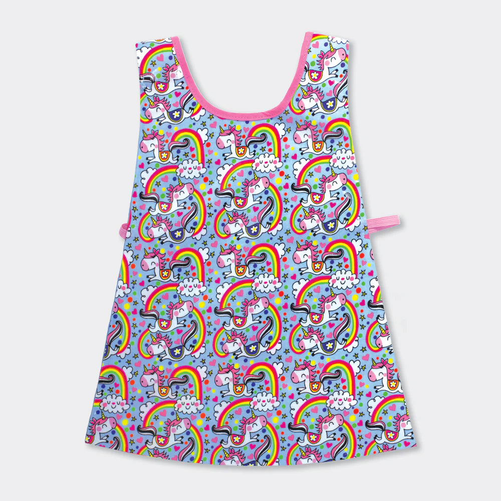 Childrens Apron Tabard Unicorns & Rainbows | Rachel Ellen Designs