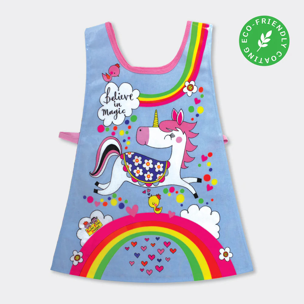 Childrens Apron Tabard Unicorns & Rainbows | Rachel Ellen Designs