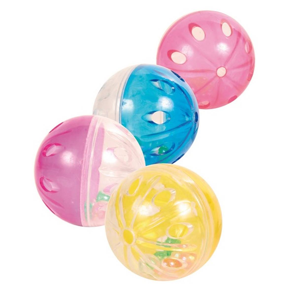 Trixie Rattling Balls Cat Toy 4.5cm, 4pcs | Pet Connection ...