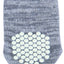 Trixie Grey Cotton Non-Slip Dog Socks | Paw Protection & Grip Socks for Slippery Floors (1 Pair)
