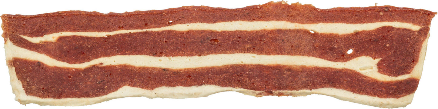 Trixie Bacon Strips with Duck Breast & Beef 80G – Soft Gluten‑Free Meaty Dog Treats