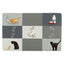 Trixie | Patchwork Cat Place Mat | 44 28 Cm | Grey
