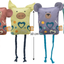 Trixie | Cat Play Cushion | Soft Fabric Toy with Rustling Foil & Strings | 10cm | Assorted Colours