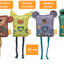 Trixie | Cat Play Cushion | Soft Fabric Toy with Rustling Foil & Strings | 10cm | Assorted Colours