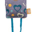 Trixie | Cat Play Cushion | Soft Fabric Toy with Rustling Foil & Strings | 10cm | Assorted Colours