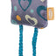 Trixie | Cat Play Cushion | Soft Fabric Toy with Rustling Foil & Strings | 10cm | Assorted Colours