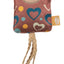 Trixie | Cat Play Cushion | Soft Fabric Toy with Rustling Foil & Strings | 10cm | Assorted Colours