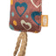 Trixie | Cat Play Cushion | Soft Fabric Toy with Rustling Foil & Strings | 10cm | Assorted Colours
