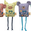 Trixie | Cat Play Cushion | Soft Fabric Toy with Rustling Foil & Strings | 10cm | Assorted Colours