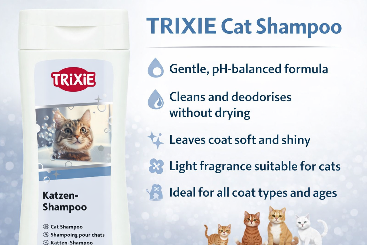 Trixie | Cat Shampoo | pHBalanced Ingredients | 250ml
