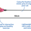 Trixie | Cat Toy Playing Rod With Feathers | 50cm Interactive Teaser Wand