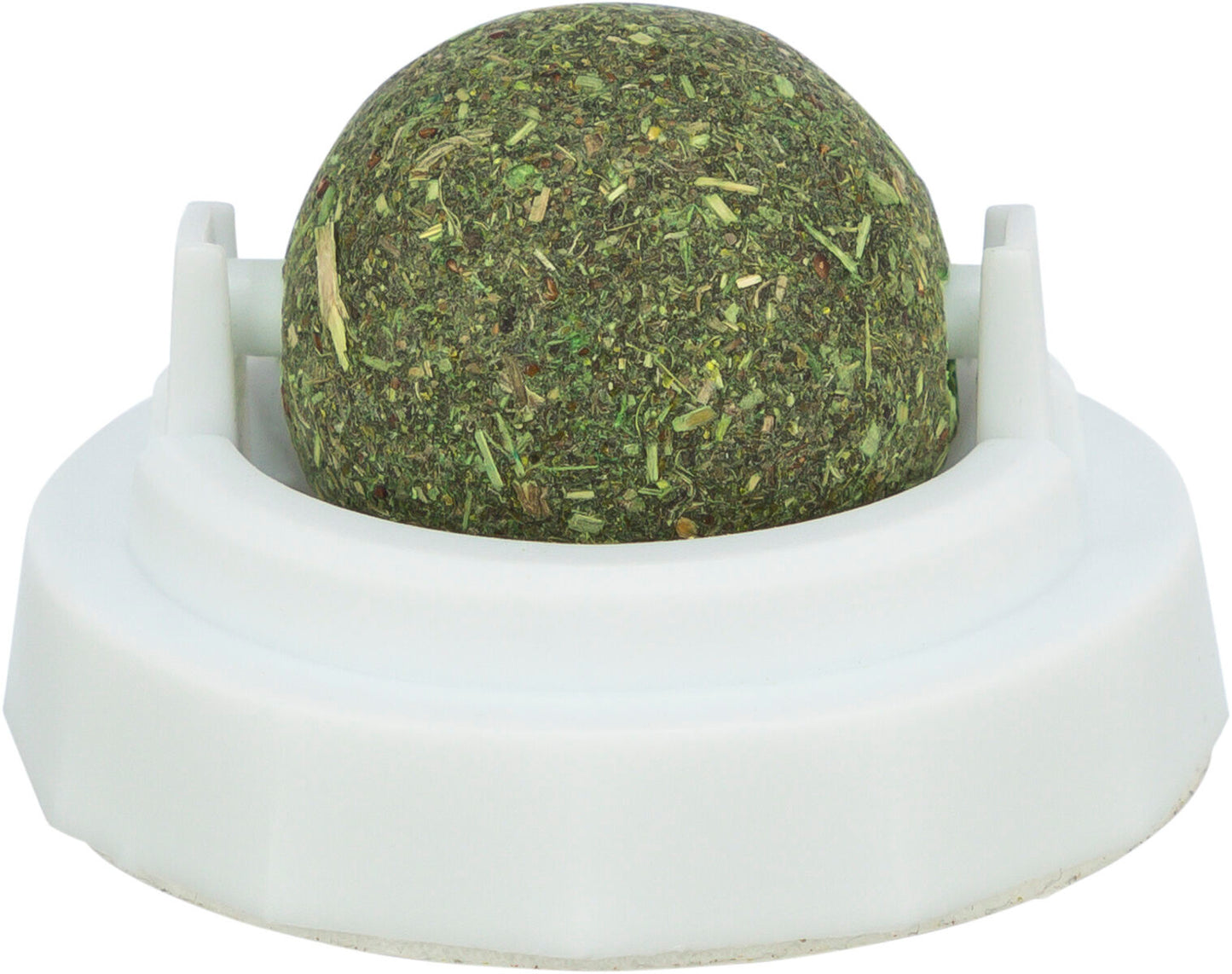 Trixie | Catnip Ball with Holder | Fun SelfAdhesive Cat Toy | 5cm