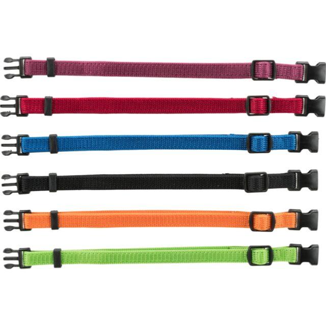 TRIXIE | Puppy Whelping Collars | 6 Pack Adjustable Collars| Vibrant & Pastel Colours | Small–Medium & Medium–Large