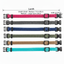 TRIXIE | Puppy Whelping Collars | 6 Pack Adjustable Collars| Vibrant & Pastel Colours | Small–Medium & Medium–Large