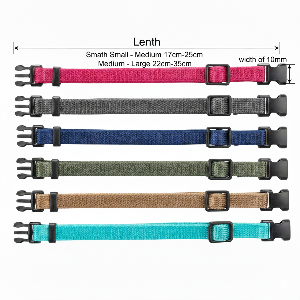 TRIXIE | Puppy Whelping Collars | 6 Pack Adjustable Collars| Vibrant & Pastel Colours | Small–Medium & Medium–Large