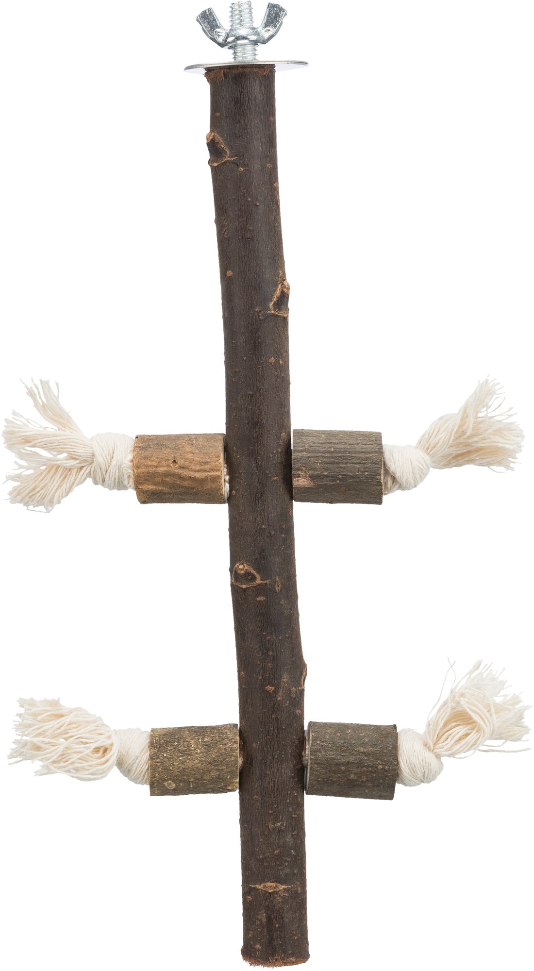 Trixie | Natural Living Perch & Playing Rope | Bird Toy