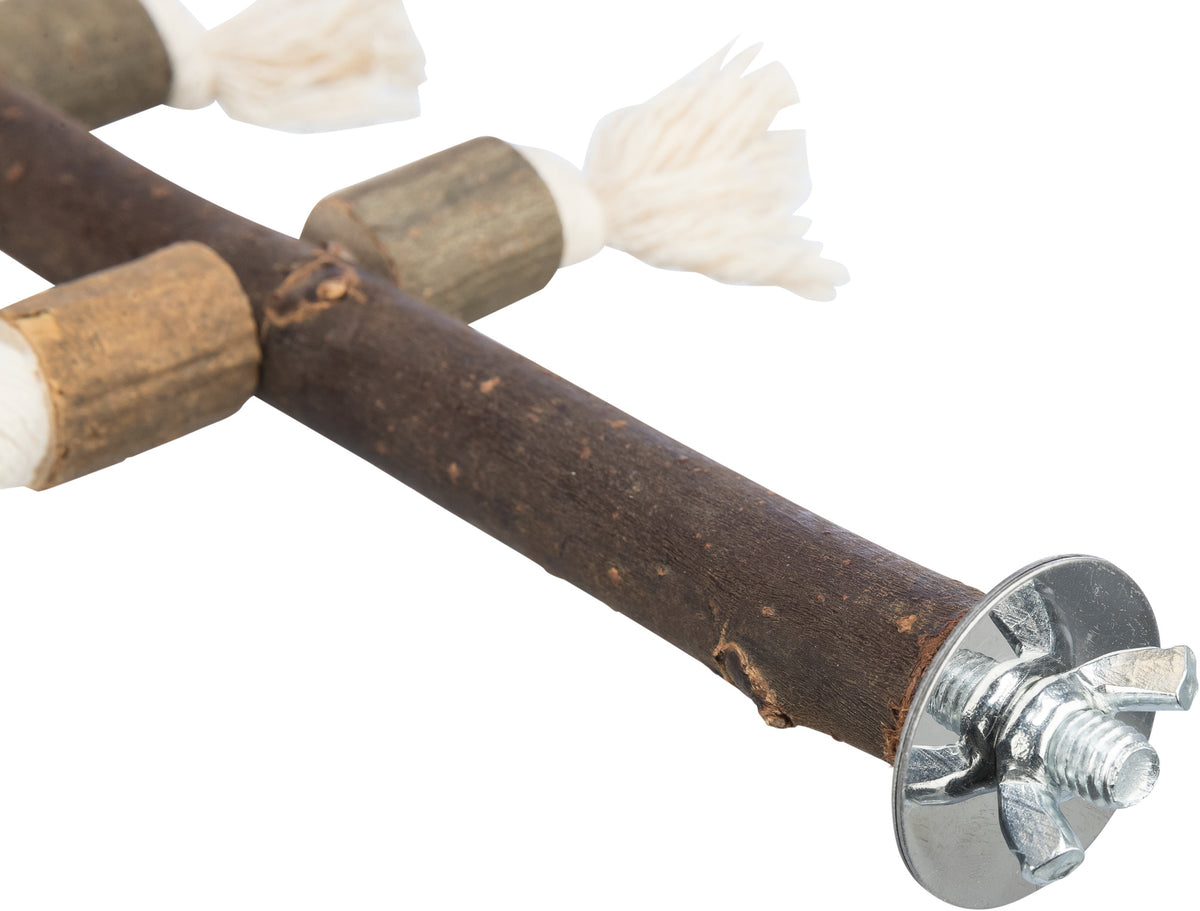 Trixie | Natural Living Perch & Playing Rope | Bird Toy