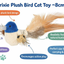 Trixie | Plush Bird With Feathers | Cat Toy | 8cm
