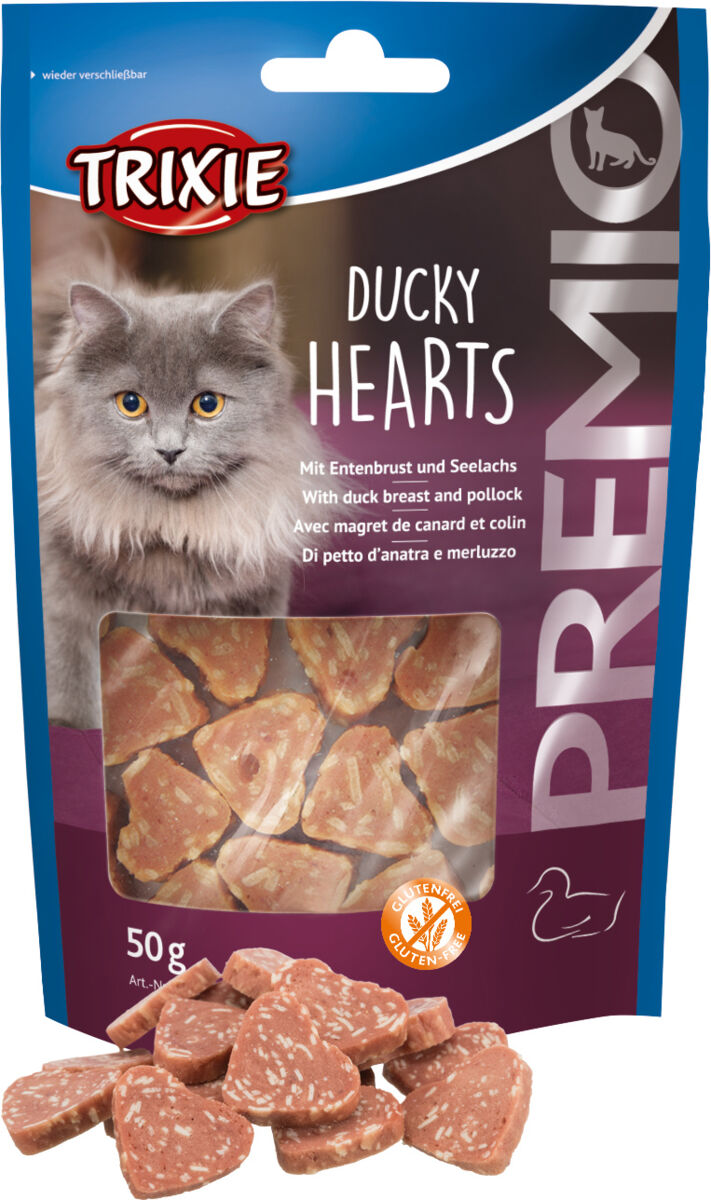 Trixie Premio Ducky Hearts 50g