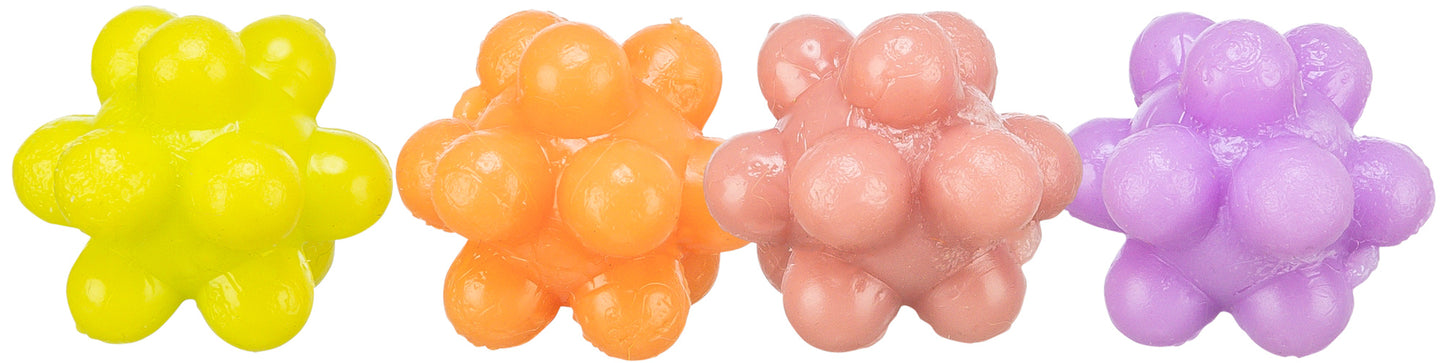 Trixie | Rubber Balls with Bumps | 3.5 cm | Pack of 4