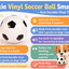 Trixie Vinyl Soccer Ball 6cm | Small Dog Toy