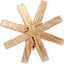 Trixie | Small Pet Toy | Wooden Slat Ball with Bell