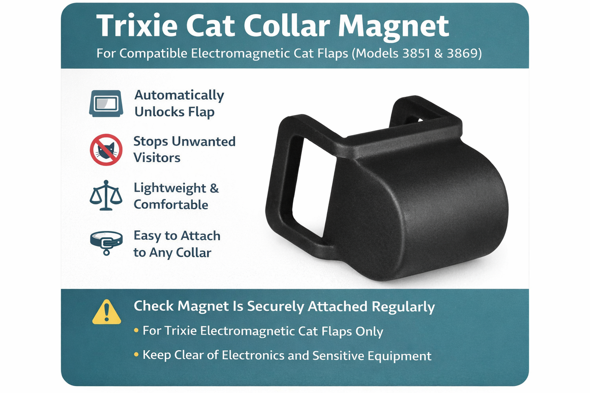 Trixie | Cat Collar Magnet For Electromagnetic Cat Flaps | Models 3851 & 3869