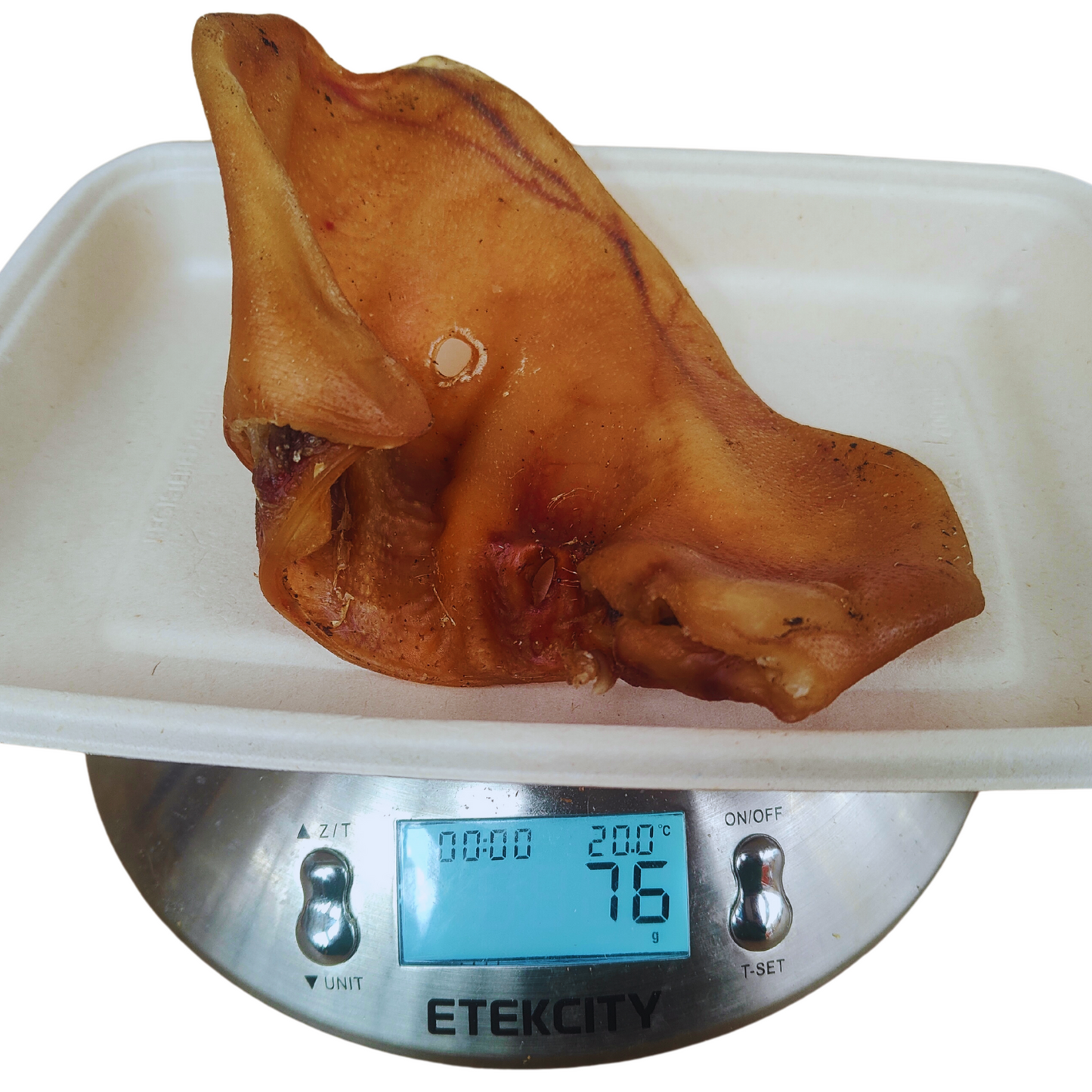 XXL Giant Pig's Ear | High Protein Chewy Dog Treat | Top Quality Pork Snacks by Natural Connection