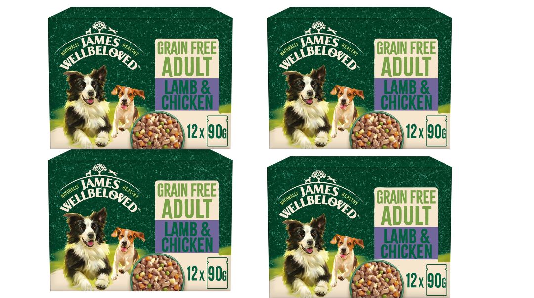 Short Dated James Wellbeloved Grain Free Wet Dog Food | Lamb & Chicken