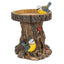 Vivid Arts Treetrunk Feeder Wtih Bluetits Garden Ornament