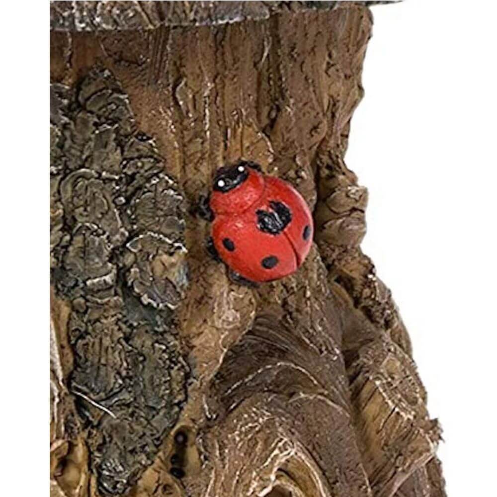 Vivid Arts Treetrunk Feeder Wtih Bluetits Garden Ornament