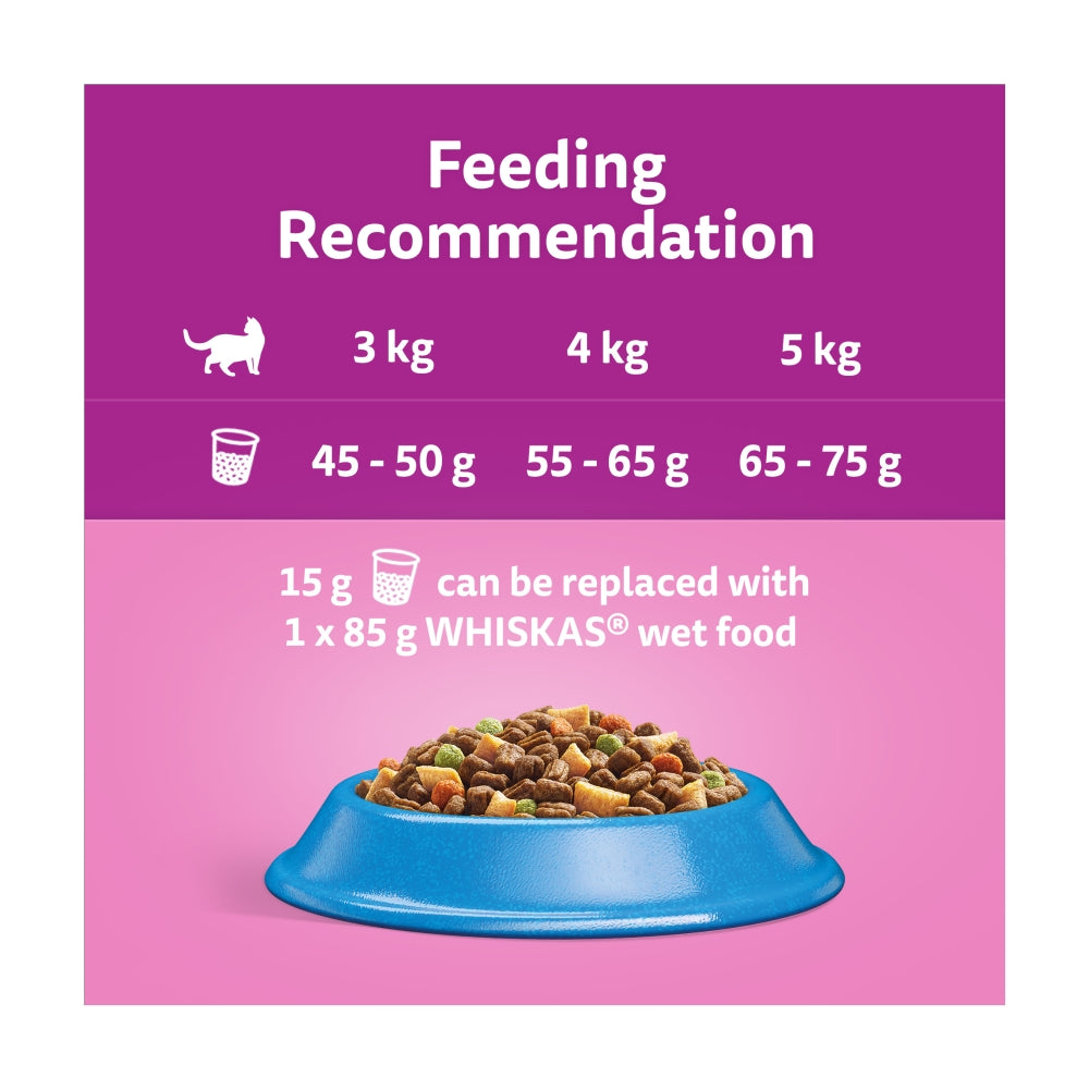 Whiskas Adult Dry Cat Food Tuna | Complete Feline Diet