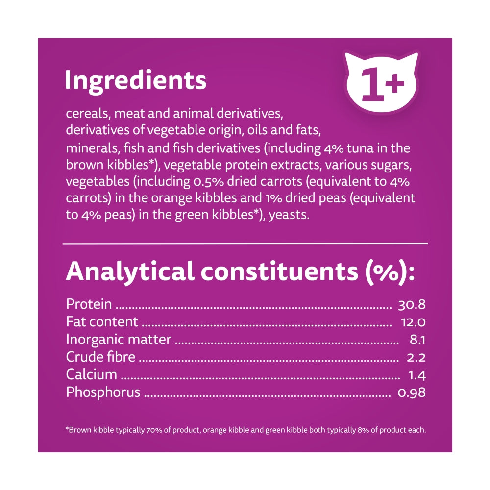 Whiskas Adult Dry Cat Food Tuna | Complete Feline Diet