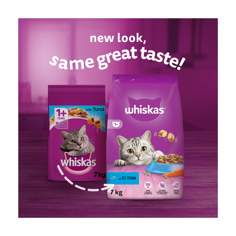 Whiskas Adult Dry Cat Food Tuna | Complete Feline Diet