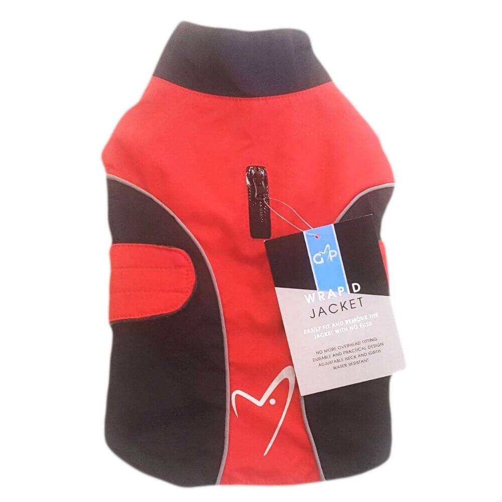 Gorpets Wrapid Jacket For Dogs 40cm Red