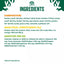 A white and green ingredients label for a poultry meal product, detailing the composition, analytical constituents, and additives per kg.