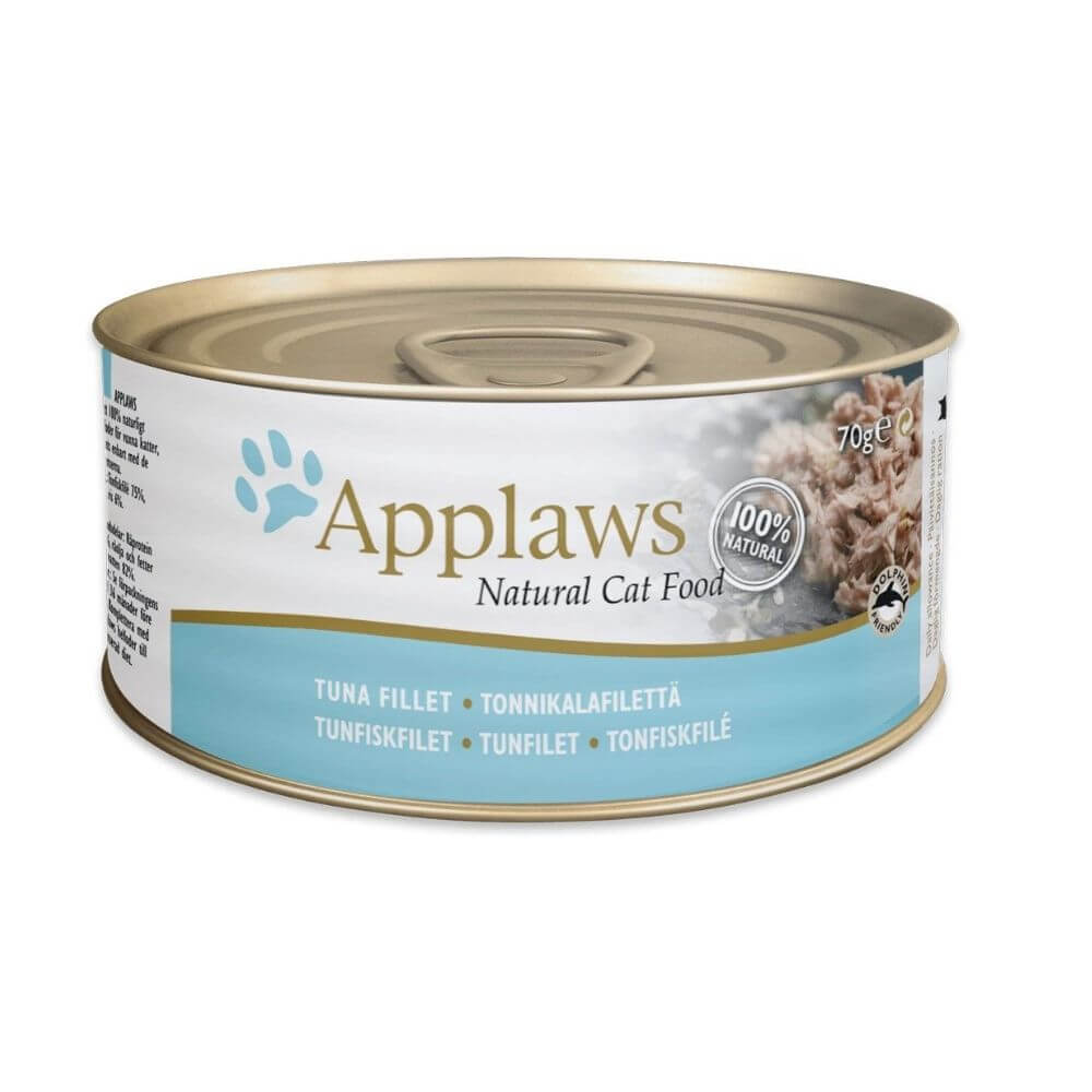Applaws Natural Complementary Cat Food - 70g Tin - Tuna Fillet