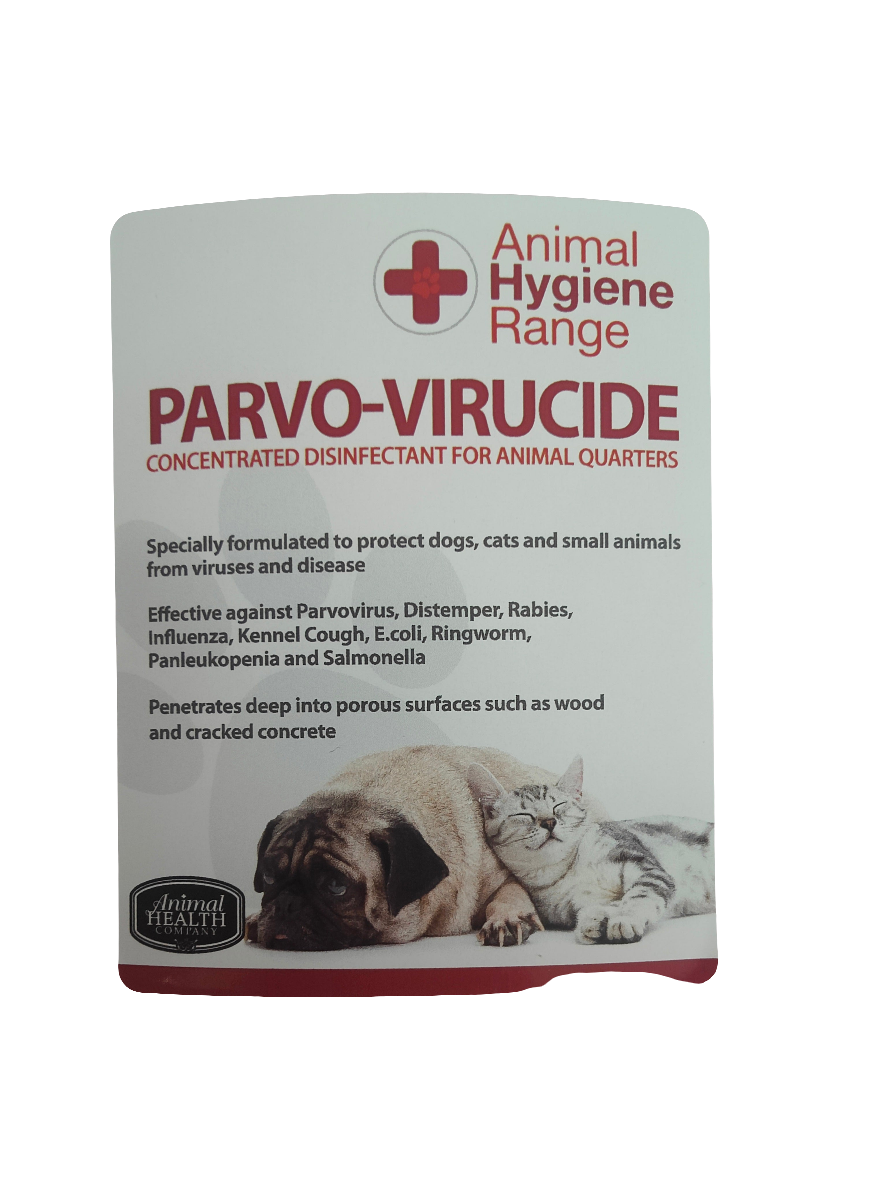 Parvo-Virucide | Dog Safe Super Disinfectant for Virus, Bacteria, Fungus & Ringworm by Animal Hygiene Range